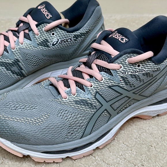 Asics Women's Athletic Shoes - Gray and Pink - Picture 3 of 7